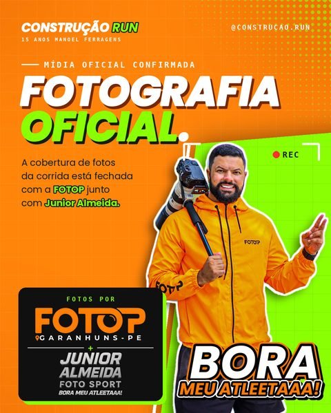 Post fotografia oficial da ConstruçãoRun