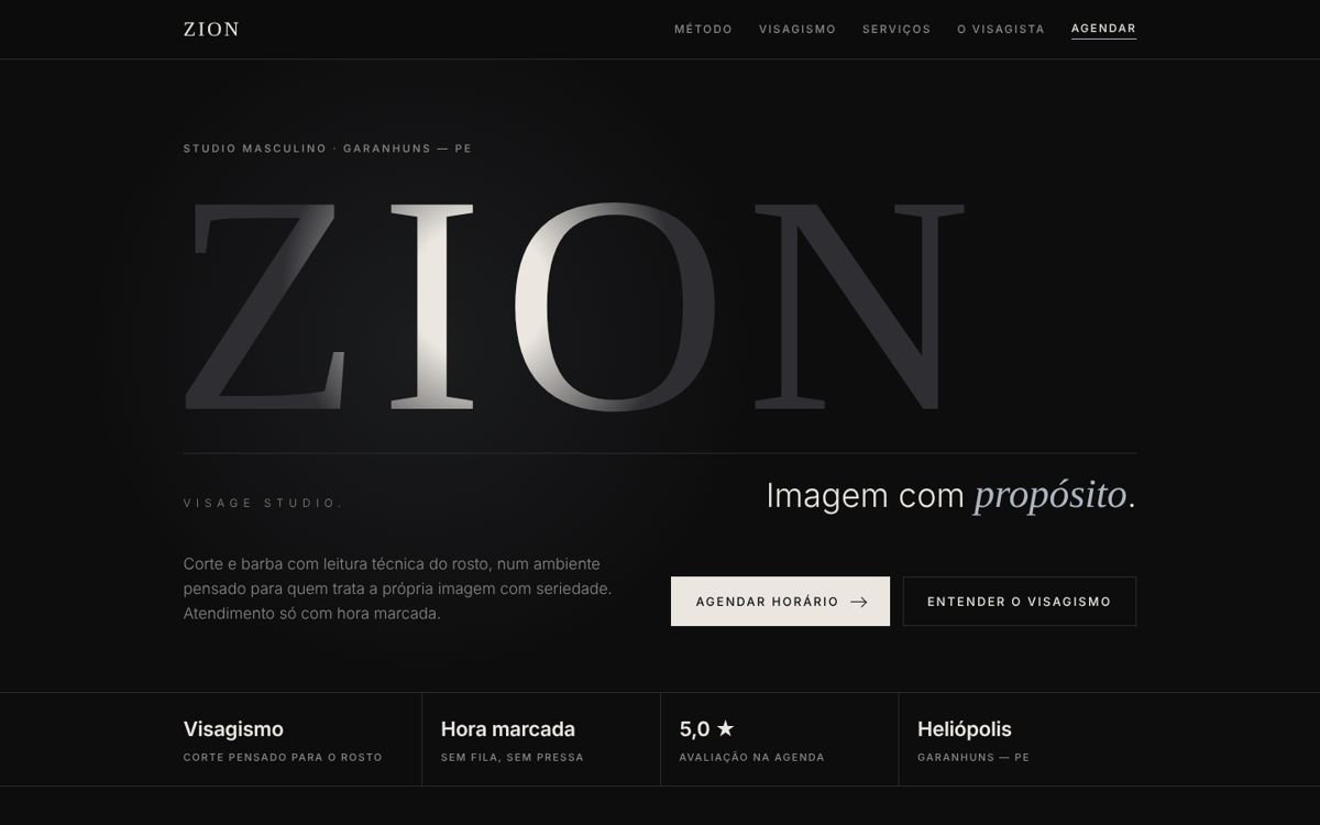 Site Zion Visage Studio